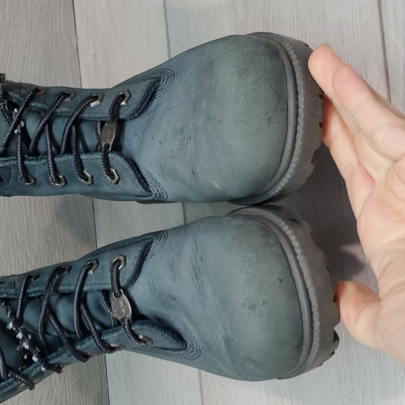 Timberland Womens Premium 6-inch 20377 Outdoor Leather Boots shoes sz 6.5 - Picture 4 of 14